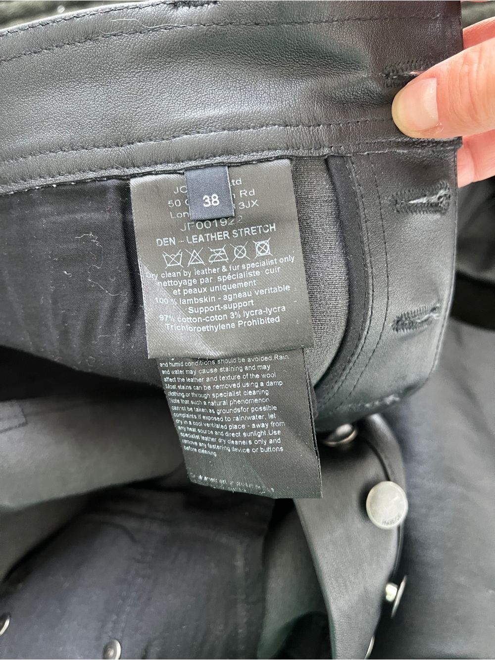 Joseph ‘Den’ Leather Pants - Picture 6 of 13